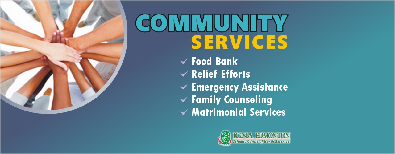 ICNA Provide Community Services to the Edmonton Muslim Community.